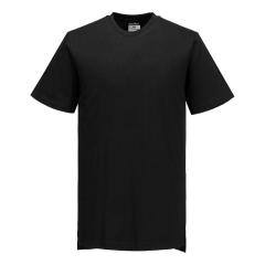 T-shirt de cuisine 100% coton avec panneau MeshAir dans le dos Noir – Portwest C195