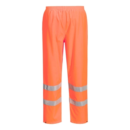 Pantalon haute visibilité léger pliable imperméable classe 2 Orange – Portwest S165