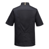 Veste de cuisine manches courtes MeshAir Pro respirante Noir – Portwest C739