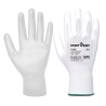 Gant de travail enduit PU haute dextérité Blanc – Portwest A120