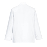Veste de cuisine unisexe polycoton Somerset Blanc – Portwest C834