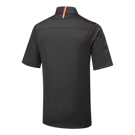 Veste de cuisine manches courtes MeshAir Pro respirante Noir – Portwest C739