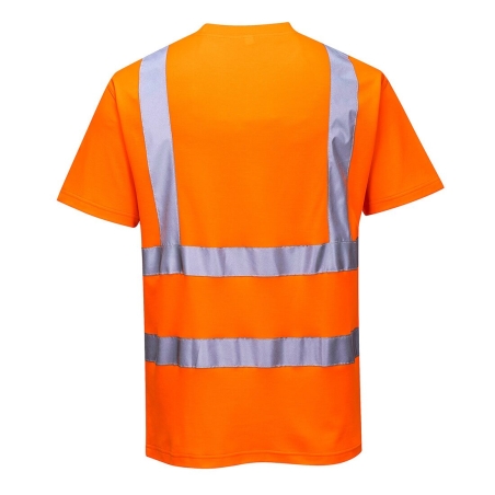 T-shirt manches courtes haute visibilité coton comfort Orange – Portwest S170