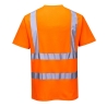 T-shirt manches courtes haute visibilité coton comfort Orange – Portwest S170