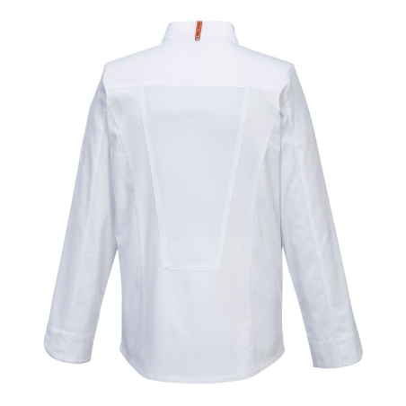 Veste de cuisine manches longues MeshAir Pro respirante Blanc – Portwest C838