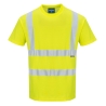 T-shirt manches courtes haute visibilité coton comfort Jaune – Portwest S170