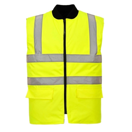 Gilet sans manches haute visibilité réversible classe 2 Jaune – Portwest S469