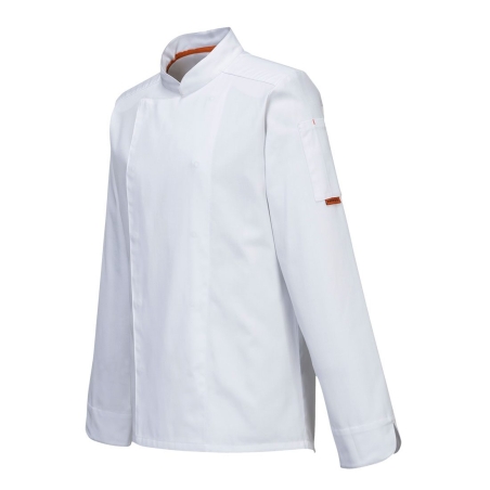 Veste de cuisine manches longues MeshAir Pro respirante Blanc – Portwest C838