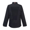 Veste de cuisine manches longues stretch respirante Noir – Portwest C846
