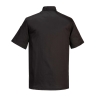Veste de cuisine manches courtes style classique Noir – Portwest C734