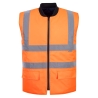 Gilet sans manches haute visibilité réversible classe 2 Orange – Portwest S469