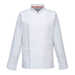 Veste de cuisine manches longues stretch respirante Blanc – Portwest C846