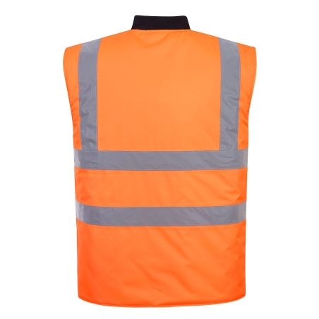 Gilet sans manches haute visibilité réversible classe 2 Orange – Portwest S469