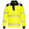 Sweat-shirt haute visibilité zippé bandes réfléchissantes classe 3 Jaune/noir – Portwest PW326