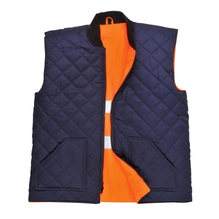 Gilet sans manches haute visibilité réversible classe 2 Orange – Portwest S469