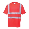 T-shirt haute visibilité classe 2 manches courtes Rouge – Portwest S478