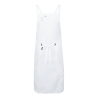 Tablier à dos croisé tissu Kingsmill finition Texpel antitache Blanc – Portwest S867
