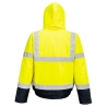 Blouson haute visibilité bicolore matelassé imperméable classe 3 Jaune/marine – Portwest S266
