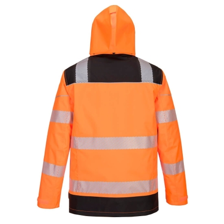 Parka haute visibilité 5-en-1 imperméable toutes saisons Orange/noir – Portwest PW367