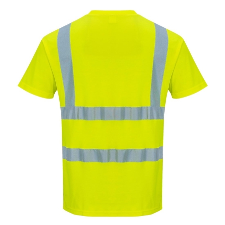T-shirt haute visibilité classe 2 manches courtes Jaune – Portwest S478