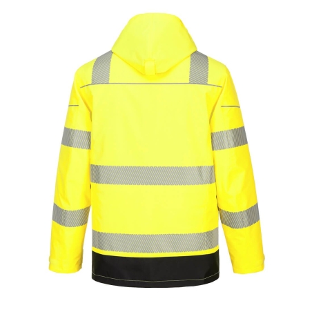 Parka haute visibilité 5-en-1 imperméable toutes saisons Jaune/noir – Portwest PW367