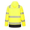 Parka haute visibilité 5-en-1 imperméable toutes saisons Jaune/noir – Portwest PW367