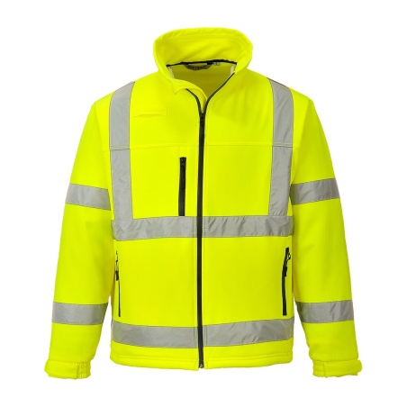 Veste softshell haute visibilité 3 couches classe 3 Jaune – Portwest S424