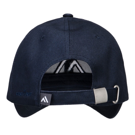 Casquette baseball six panneaux ajustable Marine – Portwest HA31