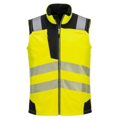 Gilet softshell sans manches haute visibilité 3 couches Jaune/noir – Portwest PW325