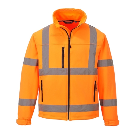 Veste softshell haute visibilité 3 couches classe 3 Orange – Portwest S424