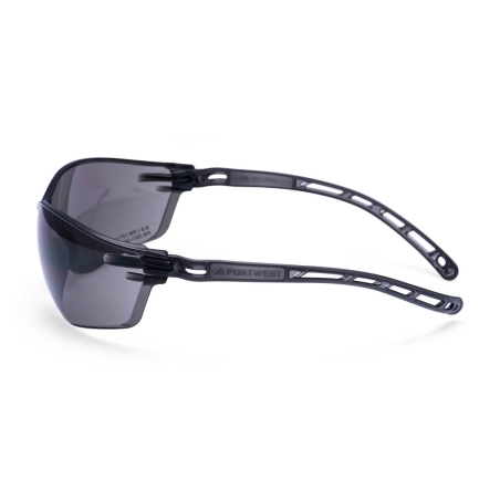 Lunettes de sécurité légères protection oculaire Fumé – Portwest PR12