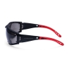 Lunettes de sécurité enveloppantes bi-matière anti-buée anti-rayures Fumé – Portwest PB32