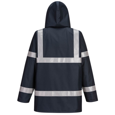 Parka ignifugée antistatique multi-risques Bizflame Marine – Portwest S785