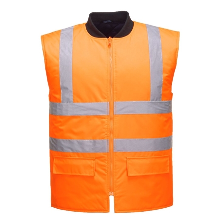 Parka haute visibilité 4 en 1 bicolore contrastée classe 3 Orange/marine – Portwest S471ONR