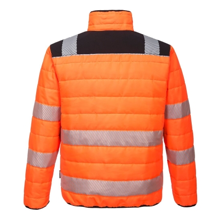 Veste matelassée haute visibilité isolante classe 2/3 Orange/noir – Portwest PW371