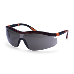 Lunette de sécurité enveloppante avec protection latérale Fumé – Portwest PS34
