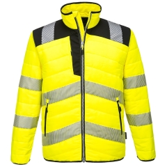 Veste matelassée haute visibilité isolante classe 2/3 Jaune/noir – Portwest PW371