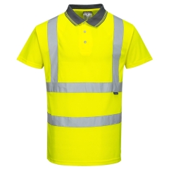 Polo haute visibilité manches courtes classe 2 Jaune – Portwest S477
