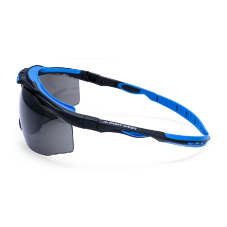 Lunettes de protection anti-rayures et anti-buées avec protège-front TPE Fumé – Portwest PS23