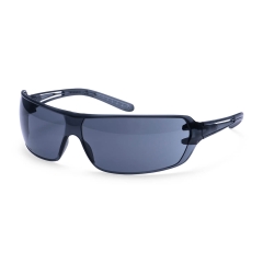 Lunettes de sécurité ultra légères monobloc enveloppantes Fumé – Portwest PS35