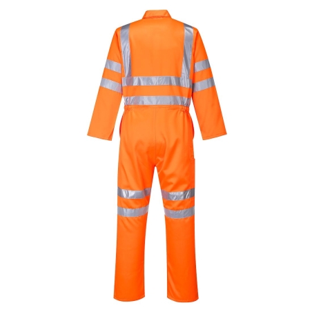 Combinaison de service haute visibilité en polycoton Orange – Portwest RT42