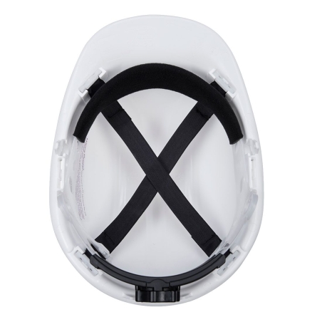 Casque de sécurité à crémaillère réglable 55-62 cm Blanc – Portwest PS57