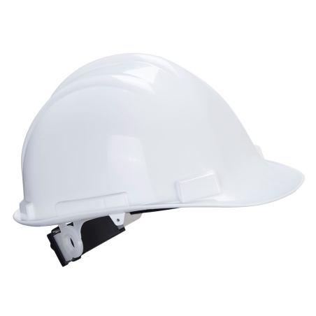 Casque de sécurité à crémaillère réglable 55-62 cm Blanc – Portwest PS57