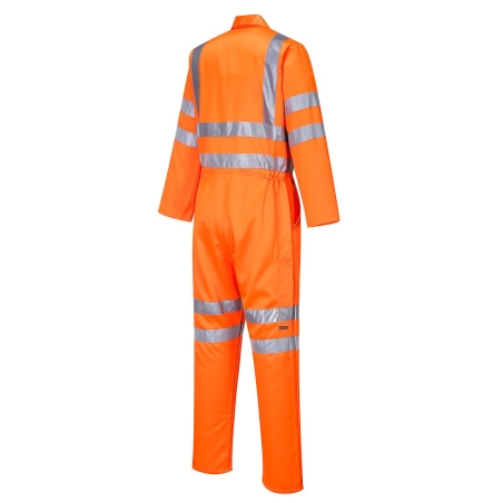 Combinaison de service haute visibilité en polycoton Orange – Portwest RT42