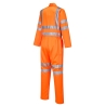 Combinaison de service haute visibilité en polycoton Orange – Portwest RT42