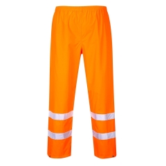 Pantalon haute visibilité imperméable classe 2 Traffic Orange – Portwest S480