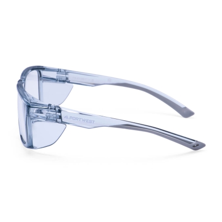Lunettes de sécurité à écrans latéraux anti-lumière bleue Incolore – Portwest PS26