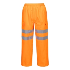 Pantalon de pluie haute visibilité imperméable respirant 3L Orange – Portwest S595