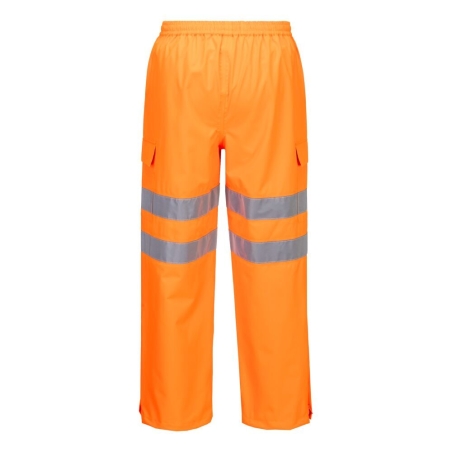 Pantalon de pluie haute visibilité imperméable respirant 3L Orange – Portwest S595