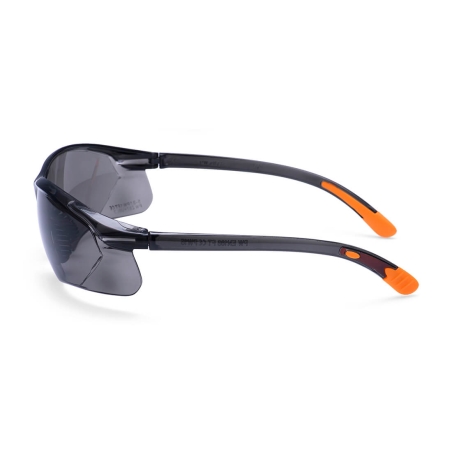 Lunette de sécurité enveloppante monobloc polycarbonate Fumé – Portwest PW15